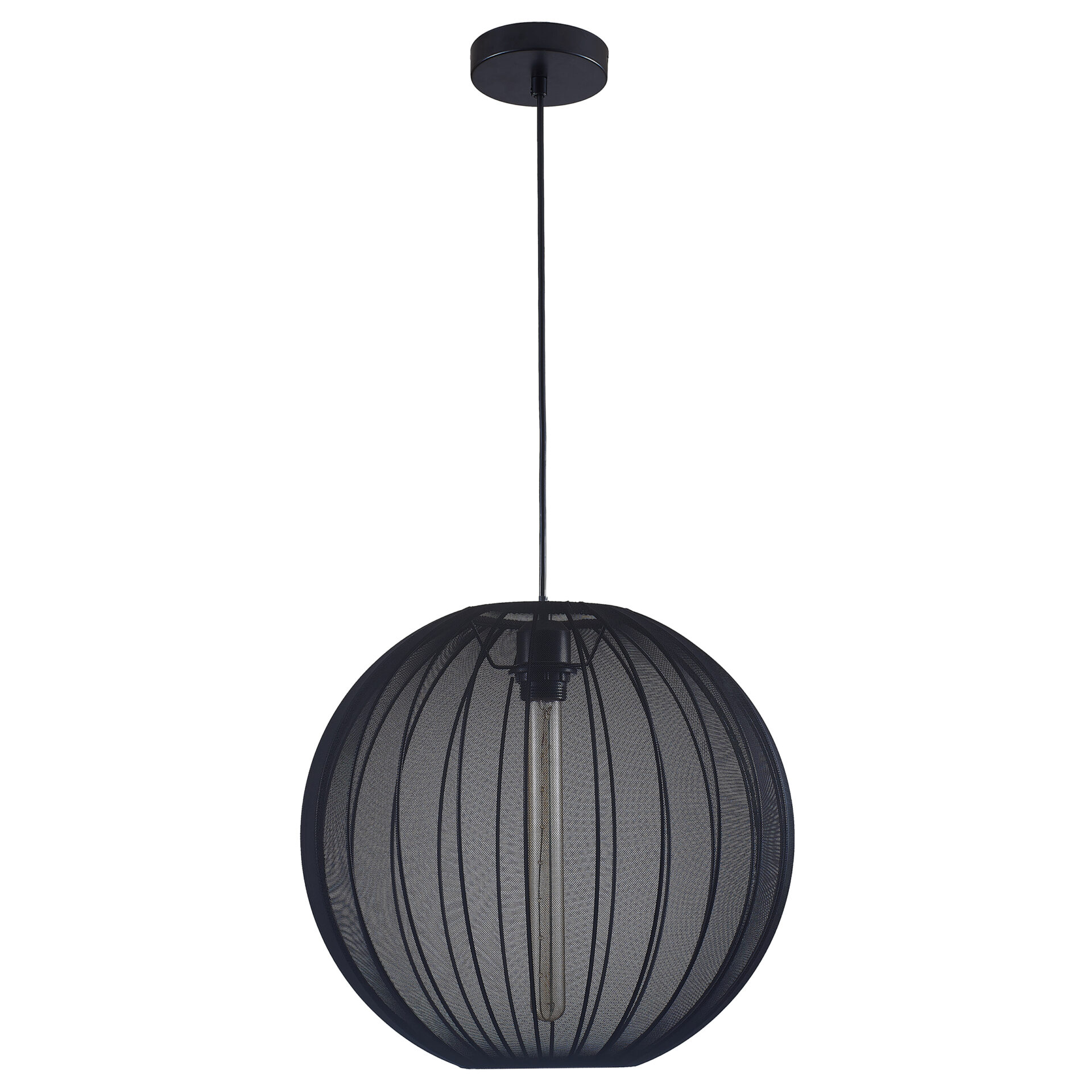 Sanico Goldlux lampa wisząca SENSAI 1xE27 40cm czarna IP20 - 330574