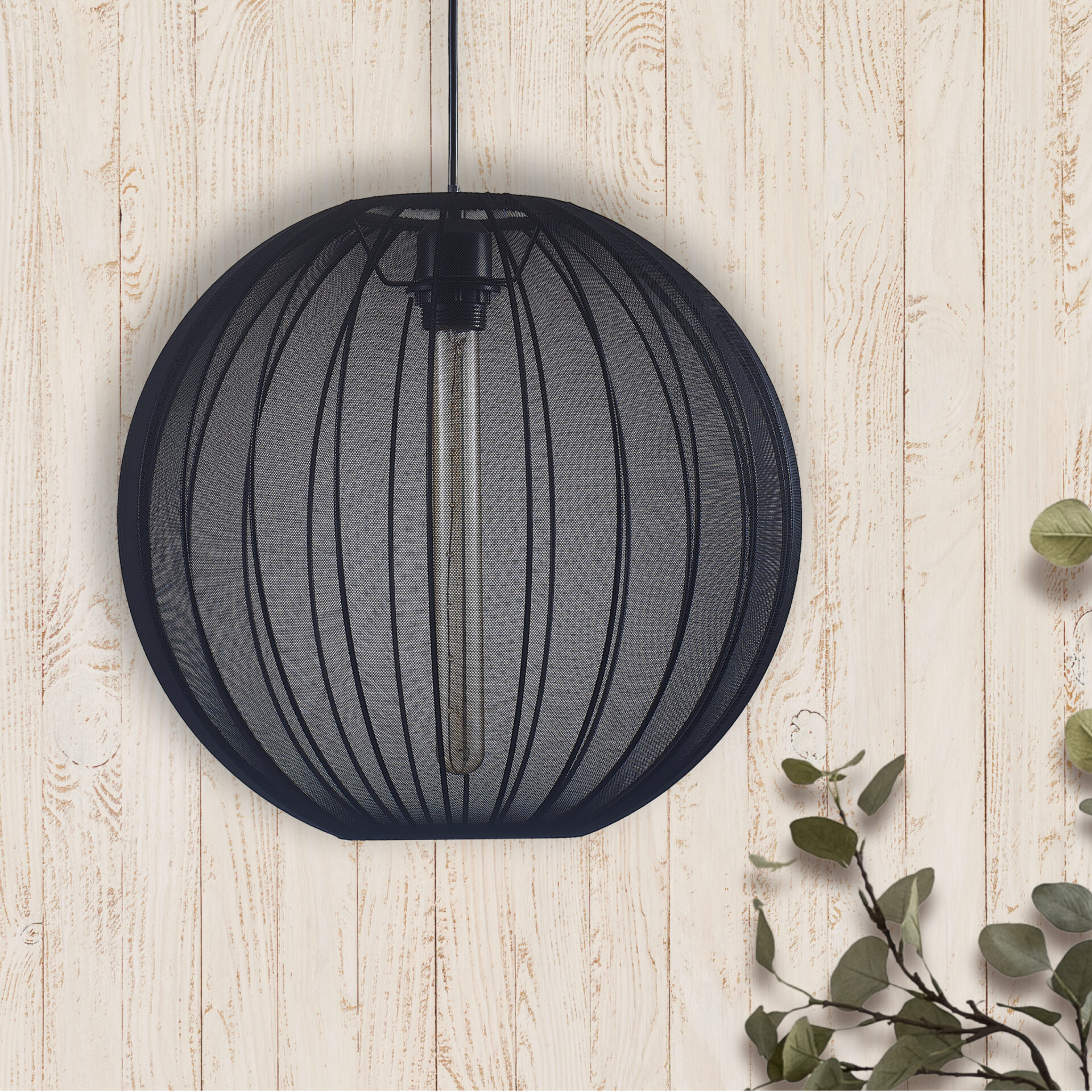 Sanico Goldlux lampa wisząca SENSAI 1xE27 40cm czarna IP20 - 330574 - obrazek 8